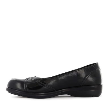 BALLERINAS MUJER ECCO APPU01 NEGRO CUERO NATURAL - 5
