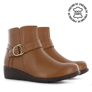 BOTINES CONFORT MUJER ECCO FLEXXI14 TOFFEE CUERO NATURAL - 2