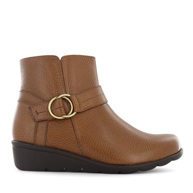BOTINES CONFORT MUJER ECCO FLEXXI14 TOFFEE CUERO NATURAL - 4