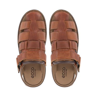 SANDALIAS CONFORT HOMBRE ECCO BRAULIO01 COBRE CUERO NATURAL - 5