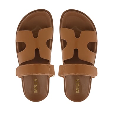 SANDALIAS CUÑA IMPULS MUJER ADAYA05 CAMEL - 5