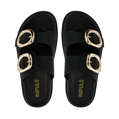 SANDALIAS CUÑA IMPULS MUJER ADAYA02 NEGRO - 5
