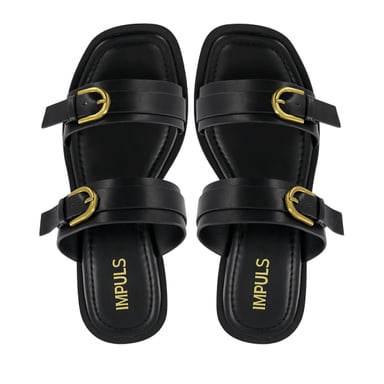 SANDALIAS CUÑA IMPULS MUJER ADAYA08 NEGRO - 5