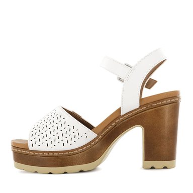 SANDALIAS CON TACO IMPULS MUJER ARIANA08 BLANCO - 4