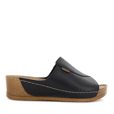 SANDALIA ECCO CUERO MUJER BIBI24 NEGRO - 2