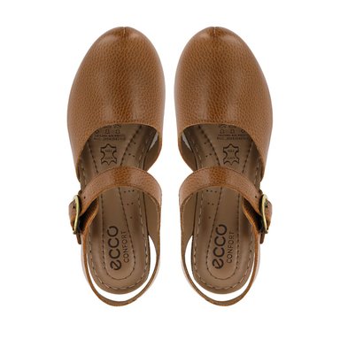 ZUECO ECCO CUERO MUJER MIKA08 TOFFEE - 5