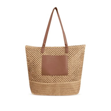 BOLSO DE PLAYA MUJER CAMEL NAIA16