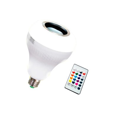 FOCO LED OPALUX BLUETOOTH – OP-BT09 9W MULTICOLOR CON PARLANTE BLUETOOTH OP-BT09