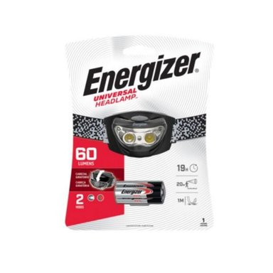 LINTERNA ENERGIZER 60 LUMENS FRONTAL CABEZA MANOS LIBRES