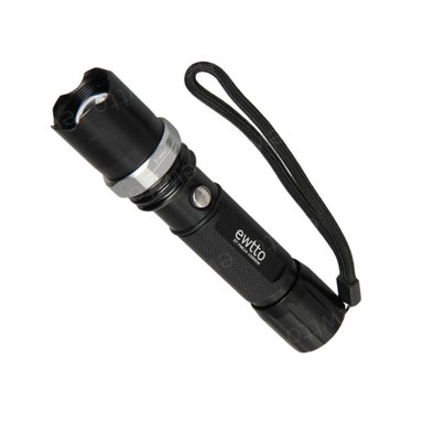 LINTERNA EWTTO METAL DE MANO CON ZOOM ET-8614-15000W