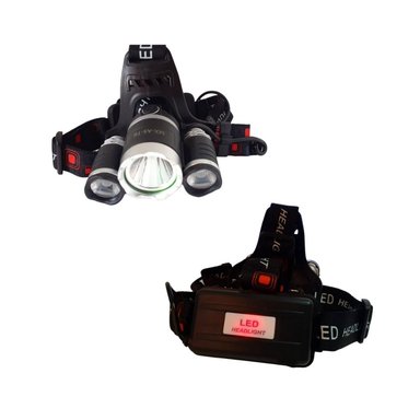 LINTERNA DE CABEZA RECARGABLE  FENIX IMPORT Y 3 LED POTENTES ANTIEXPLOSIVA