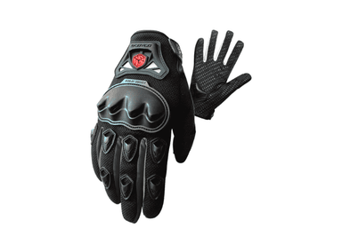 GUANTES SCOYCO ANTIDESLIZANTES PROTECCIÓN MOTOCICLISTAS MC29 TALLA L - NEGRO