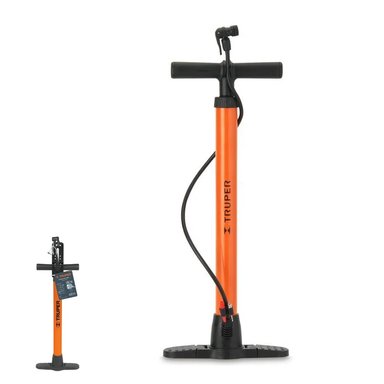 INFLADOR TRUPER BOM-TR PARA BICICLETA MOTO PELOTA 100PSI