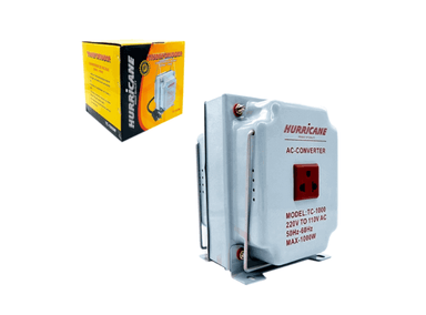 TRANSFORMADOR HURRICANE TC-1000W ADAPTADOR 220/110V AC