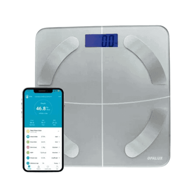 BALANZA INTELIGENTE OPALUX OP-F60 CON BLUETOOTH APP ALFIT NEGRO