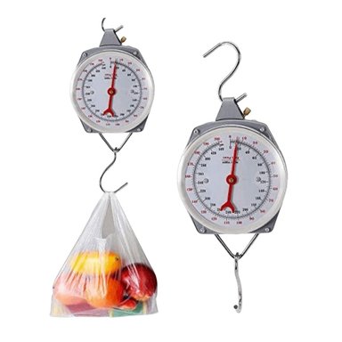 BALANZA ANALÓGICA COLGANTE TIPO RELOJ 1KG - 200KG