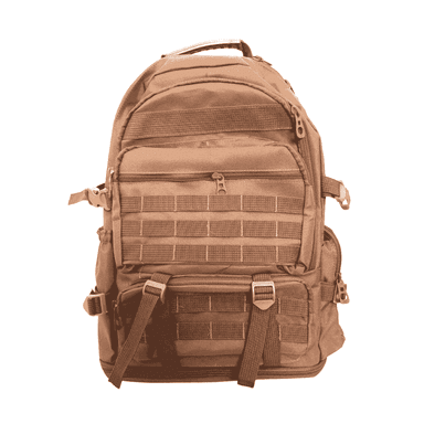 MOCHILA BEIGE TÁCTICA MILITAR EXPANDIBLE 55L CAMPING VIAJE ETC COYOTE