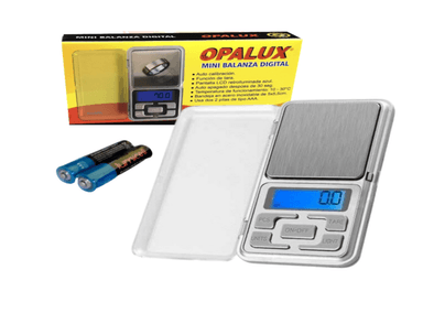 BALANZA DIGITAL OPALUX OP-1724 MINI GRAMERA DE JOYAS 500GR