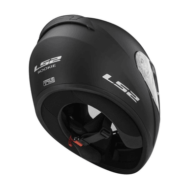 CASCO DE MOTO LS2 SINGLE MONO PARA ADULTO UNISEX FF352 TALLA M NEGRO BRILLOSO - 2