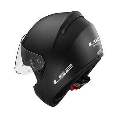 CASCO DE MOTO LS2 SINGLE MONO PARA ADULTO UNISEX FF352 TALLA M NEGRO BRILLOSO - 3