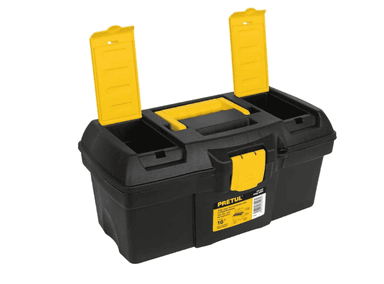 CAJA DE HERRAMIENTAS PRETUL CHP-16CP CON COMPARTIMIENTOS 16 PULGADAS