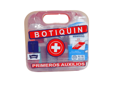 BOTIQUÍN DE PRIMEROS AUXILIOS PORTÁTIL TIPO LONCHERA