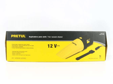 ASPIRADORA PRETUL 12V PORTÁTIL PARA AUTO DE 5M - 2