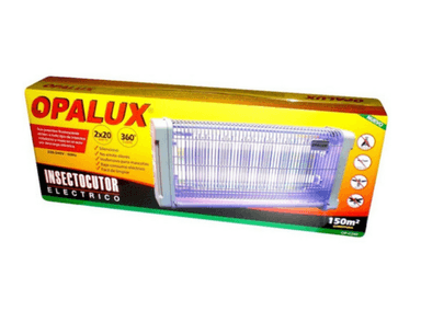 INSECTOCUTOR OPALUX MATA MOSQUITOS MOSCAS 40W 150M2 OP-C240