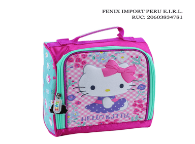 SET MALETA MAGIC GRANDE EVA 3D VELVET HELLO KITTY SCOOL - 3