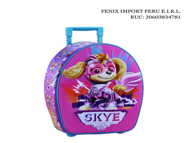 SET MALETA RANGER GRANDE EVA 3D PAW PATROL NIÑA SCOOL - 3