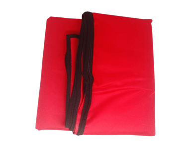 FUNDA LAVADORAS FORRO TELA GRUESA 22KG ROJO TAPA ARRIBA