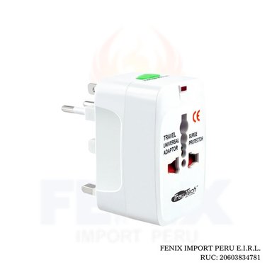 ADAPTADOR ENCHUFE ALL-IN-ONE INTERNACIONAL VIAJERO 110 - 240 V TRAUTECH