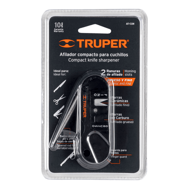 AFILADOR TRUPER AFI-CUM PARA CUCHILLO TIJERA NAVAJA PORTATIL DE BOLSILLO - 2