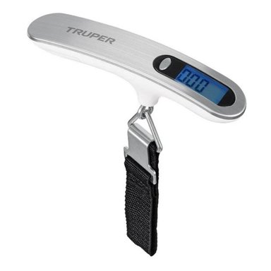 BALANZA TRUPER ELECTRONICA MALETA 4 MEDIDAS PILA CR2032, 100787 BASE-50M 50KG