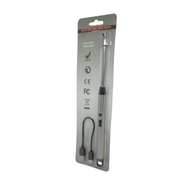 ENCENDEDOR ELÉCTRICO FLEXIBLE RECARGABLE 360° COCINA MULTIUSOS PLOMO - 2