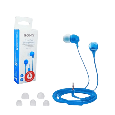 AUDIFONOS SONY IN EAR CON MICRÓFONO MANOS LIBRES MDR-EX15AP AZUL MARINO - 1