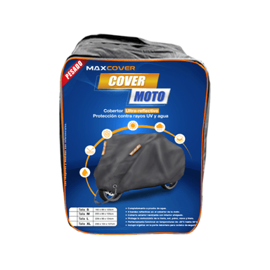 COBERTOR MOTO PESADO IMPERMEABLE MAXCOVER TALLA L