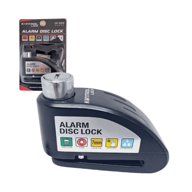 CANDADO SEGURIDAD PESADO DISCO MOTO CON ALARMA KONTROL DF 8303