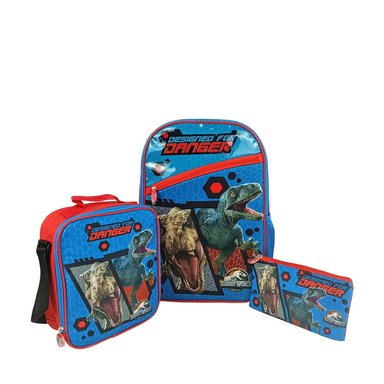 SET MOCHILA DELUXE OFICIO SCOOL RANGER - JURASSIC - 1