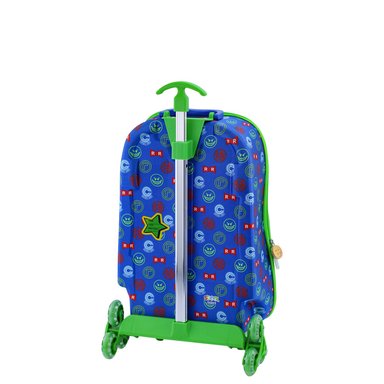 SET MALETA SCOOL FULL 3D EVA TRIPLE RUEDA RANGER DRAGON BALL - 2