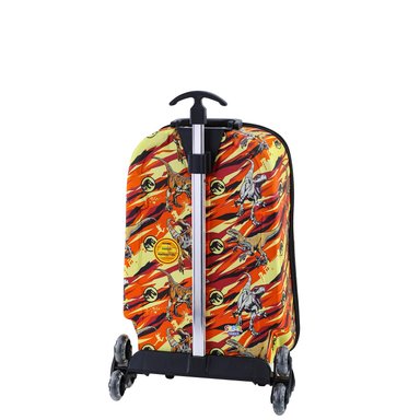 SET MALETA SCOOL FULL 3D EVA TRIPLE RUEDA RANGER JURASSIC - 2