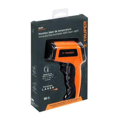 MEDIDOR TRUPER INFRARROJO TEMPERATURA PORTATIL METE-500