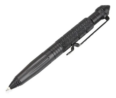 LAPICERO TÁCTICO ALUMINIO ROMPE VIDRIO C/ TARJETA MULTIUSOS