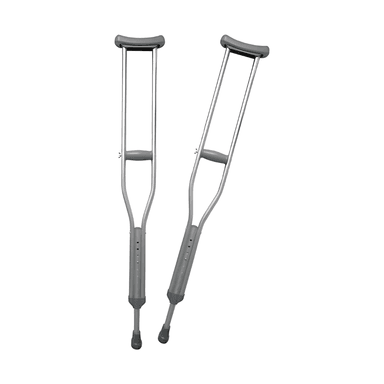 MULETAS AXILARES ORTOPEDICAS REGULABLE DE ALUMINIO TALLA M EN PAR