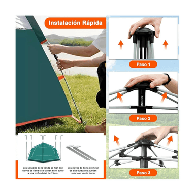 CARPA AUTOMÁTICA PARA 6 PERSONAS - 3