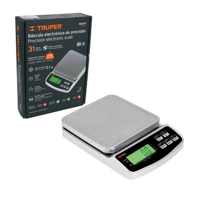 BALANZA ELECTRONICA DE PRECISION 3KG TRUPER BASE-3 RECARGABLE
