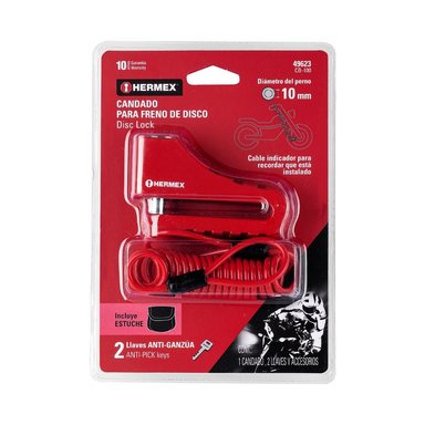CANDADO PARA DISCO DE MOTOCICLETA 5.5MM HERMEX CB-55