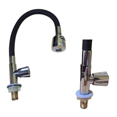 CAÑO LAVADERO VERTICAL FLEXIBLE ELEGANTE CON 2 FUNCIONES