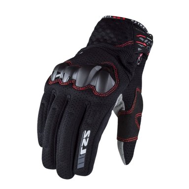 GUANTE PARA MOTOCICLISTA LS2 CHAKI NEGRO TALLA M - 3