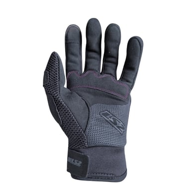 GUANTE PARA MOTOCICLISTA LS2 RAY NEGRO TALLA M - 3